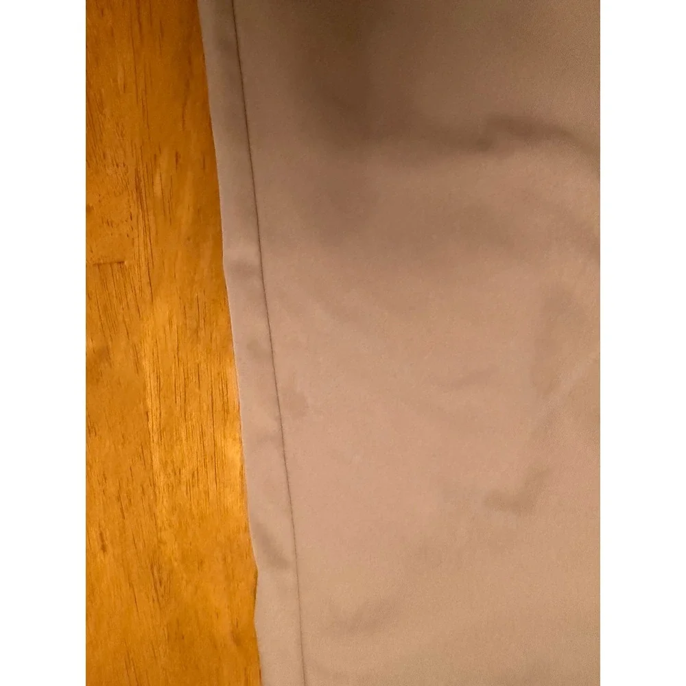 Travis Mathew Mens Golf Pants Tan Khaki 5-Pocket Polyester Trousers Size 35
